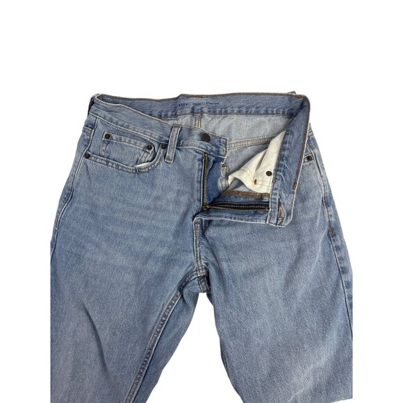 Old Navy Men's Straight Fit Jeans Light Wash 30x30 Blue 100% Cotton Denim - Picture 5 of 7